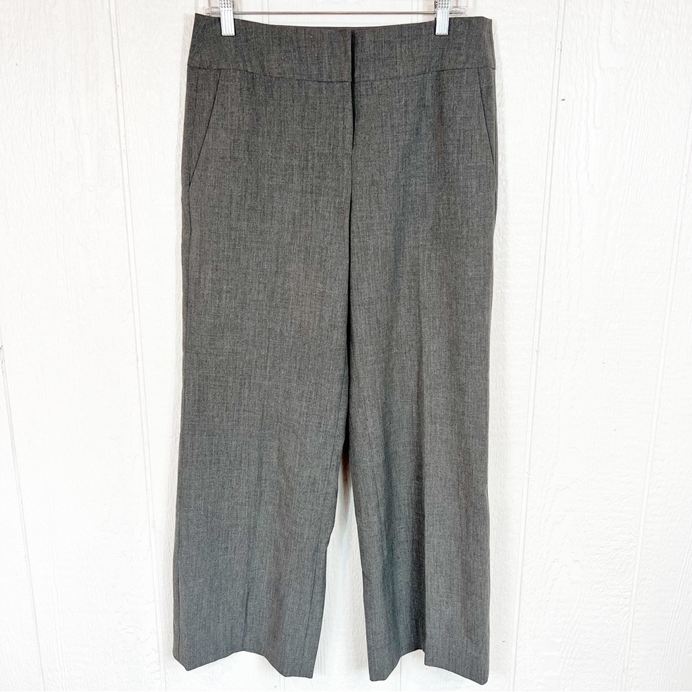 Etcetera Gray Straight Leg Pants Size 8